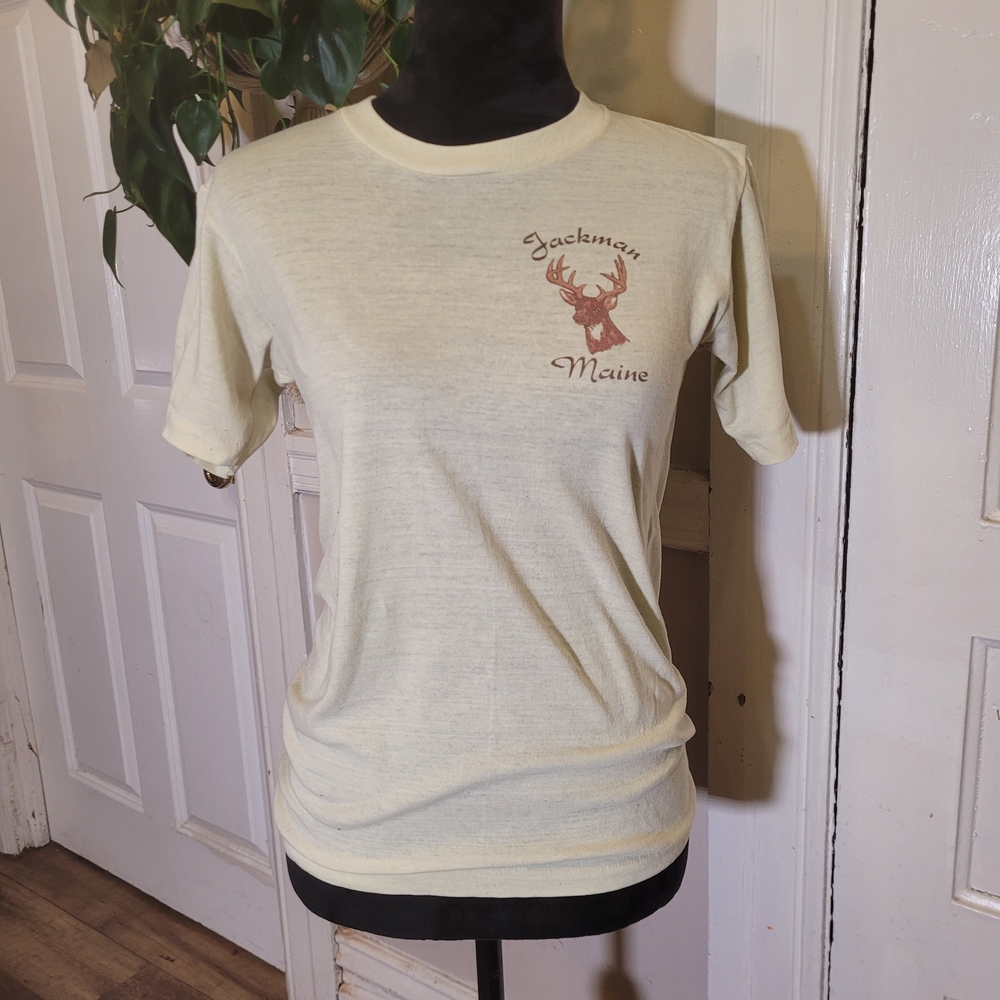 Cream Short Sleeve Tee